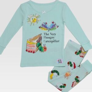 ERIC CARLE:  THE VERY HUNGRY CATERPILLAR 100% Cotton Pajama 2pc Set